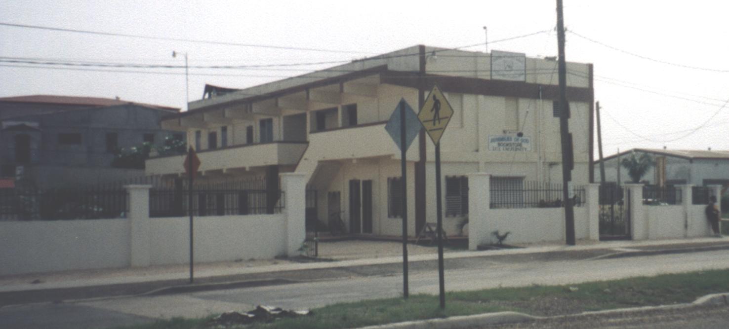 Assemblies of God General Council headquaters, ICI University and Christian Bookstore. Belize City, Belize