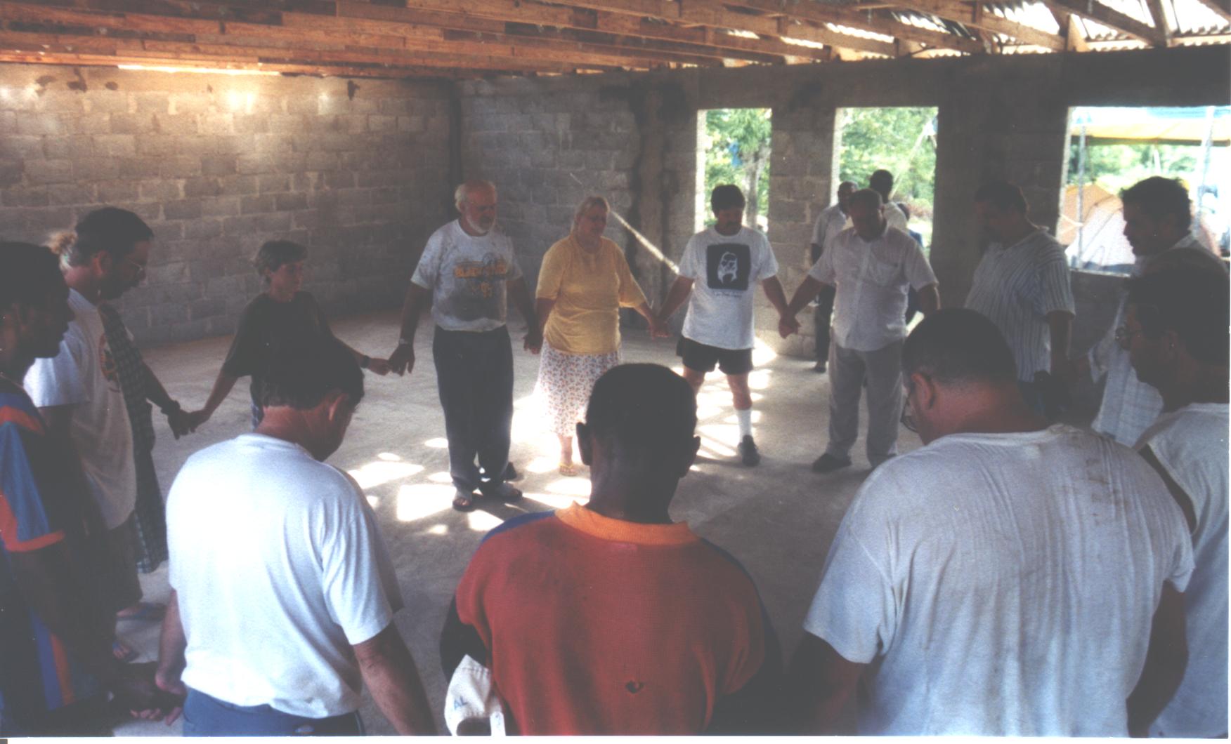 Final day of construction. Praying that God will use this new building in the last days harvest.