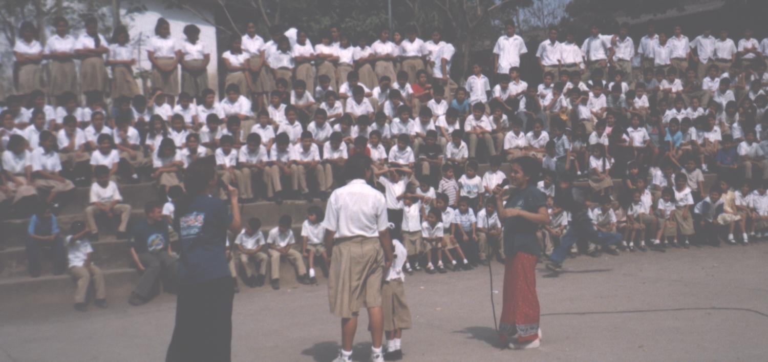 Performing at a school